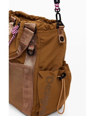 Women's Multi-position backpack with drawstrings