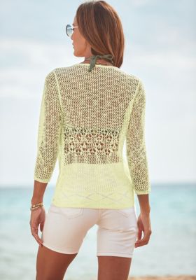 Women's Open Work Cardigan