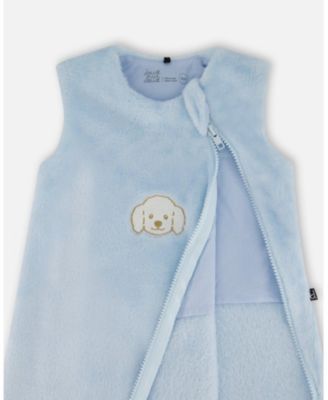 Baby Boys Plush Sleep Sack Light Blue - Baby|Toddler