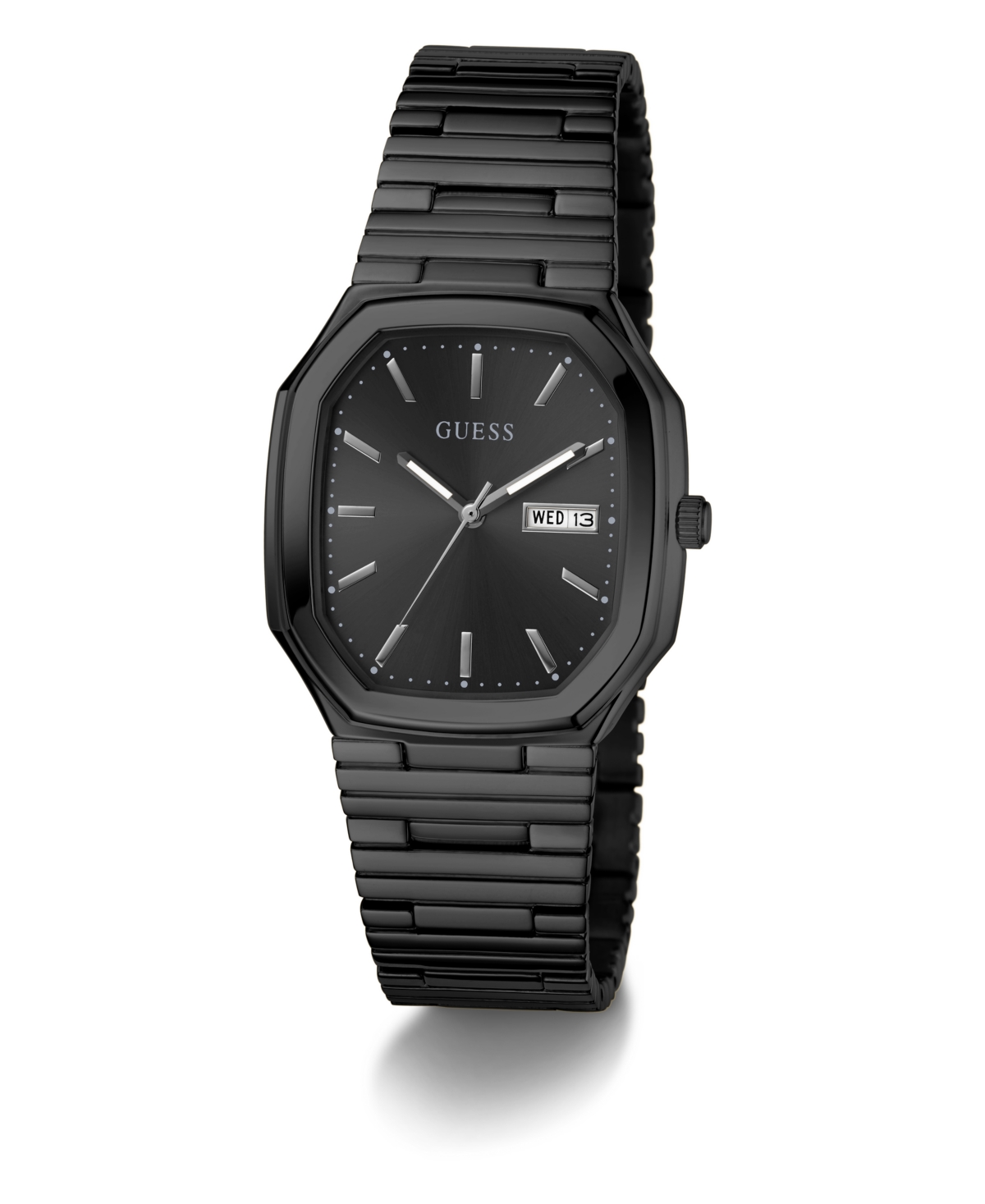 Guess Men's Black Date Watch, 35mm