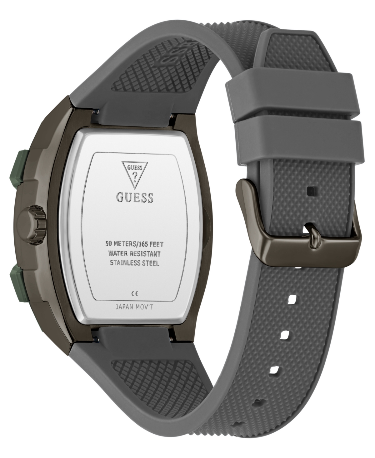 Guess Men's Grey Gunmetal Multi-function Watch, 44mm In Gray