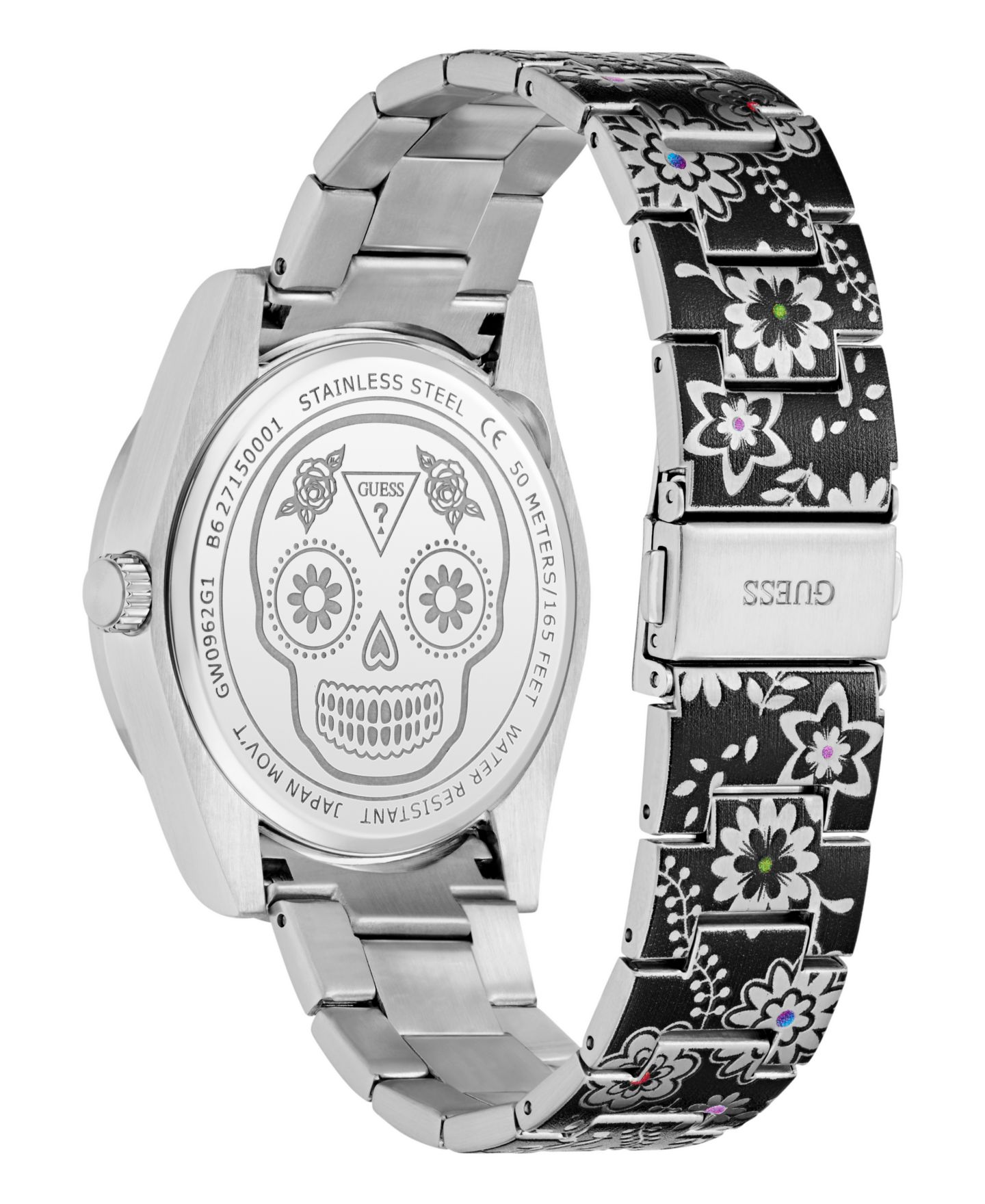 Мужские часы GUESS Silver Tone Multi-function Watch, 42mm — фото 4