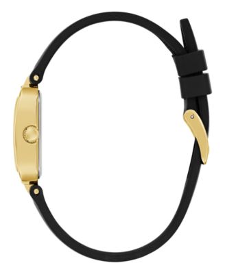 Women's Black Gold Tone Analog Watch, 22mm