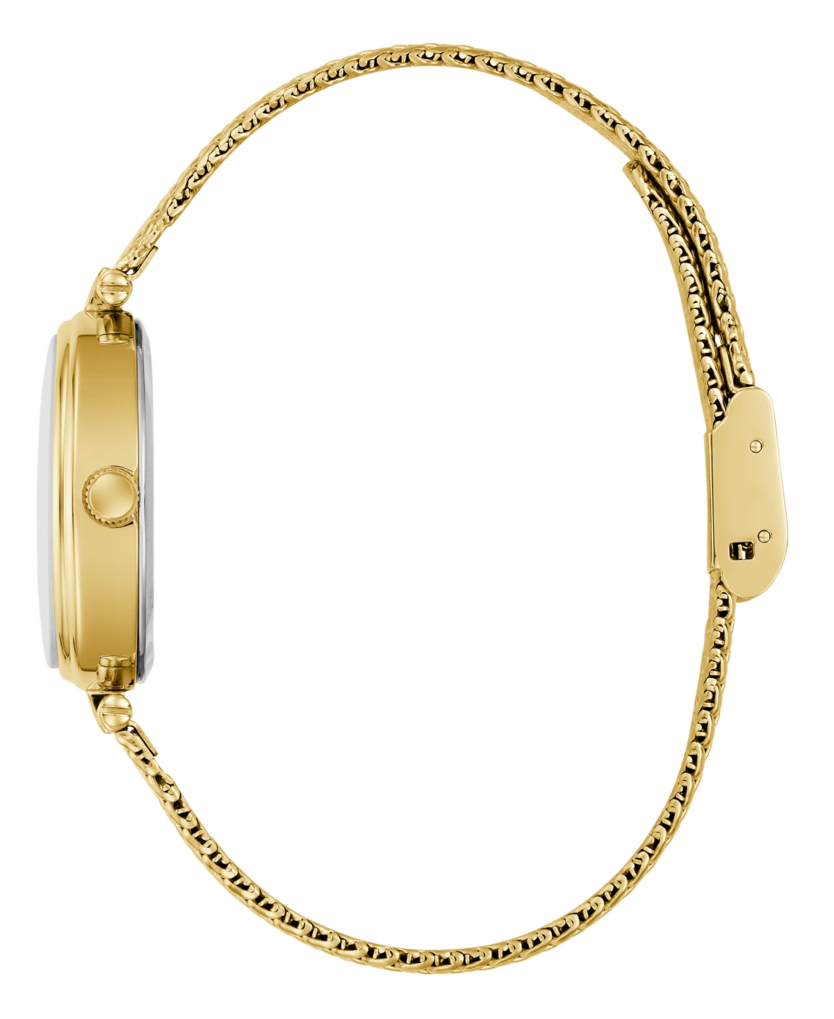 Guess Women's Gold Tone Analog Watch, 24mm In Gold