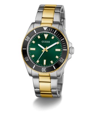 Mens Two-Tone Analog Watch, 41 mm