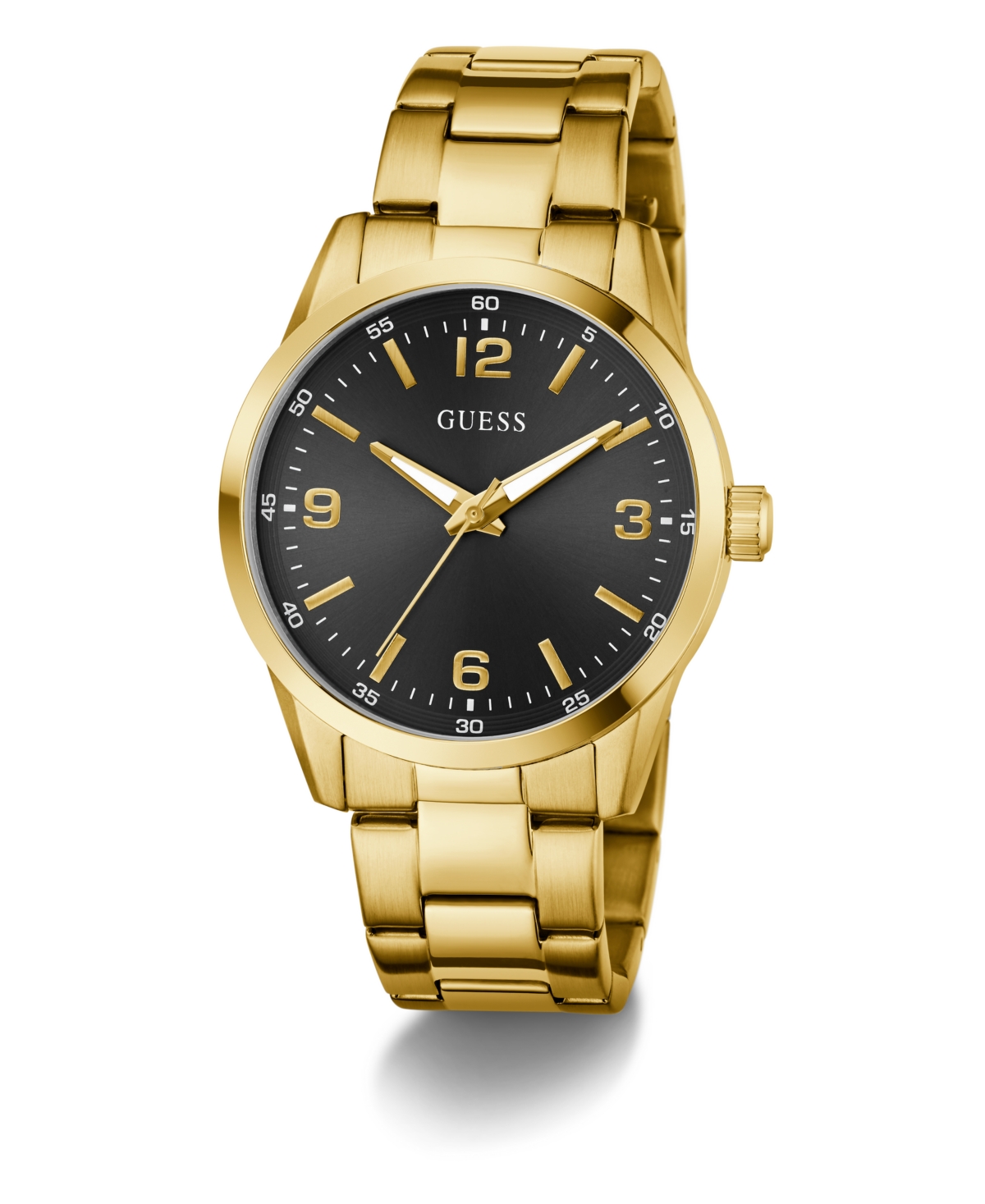 Guess Men's Gold Tone Analog Watch, 40mm In Gold