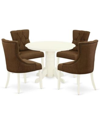 Dining Room Set Linen White