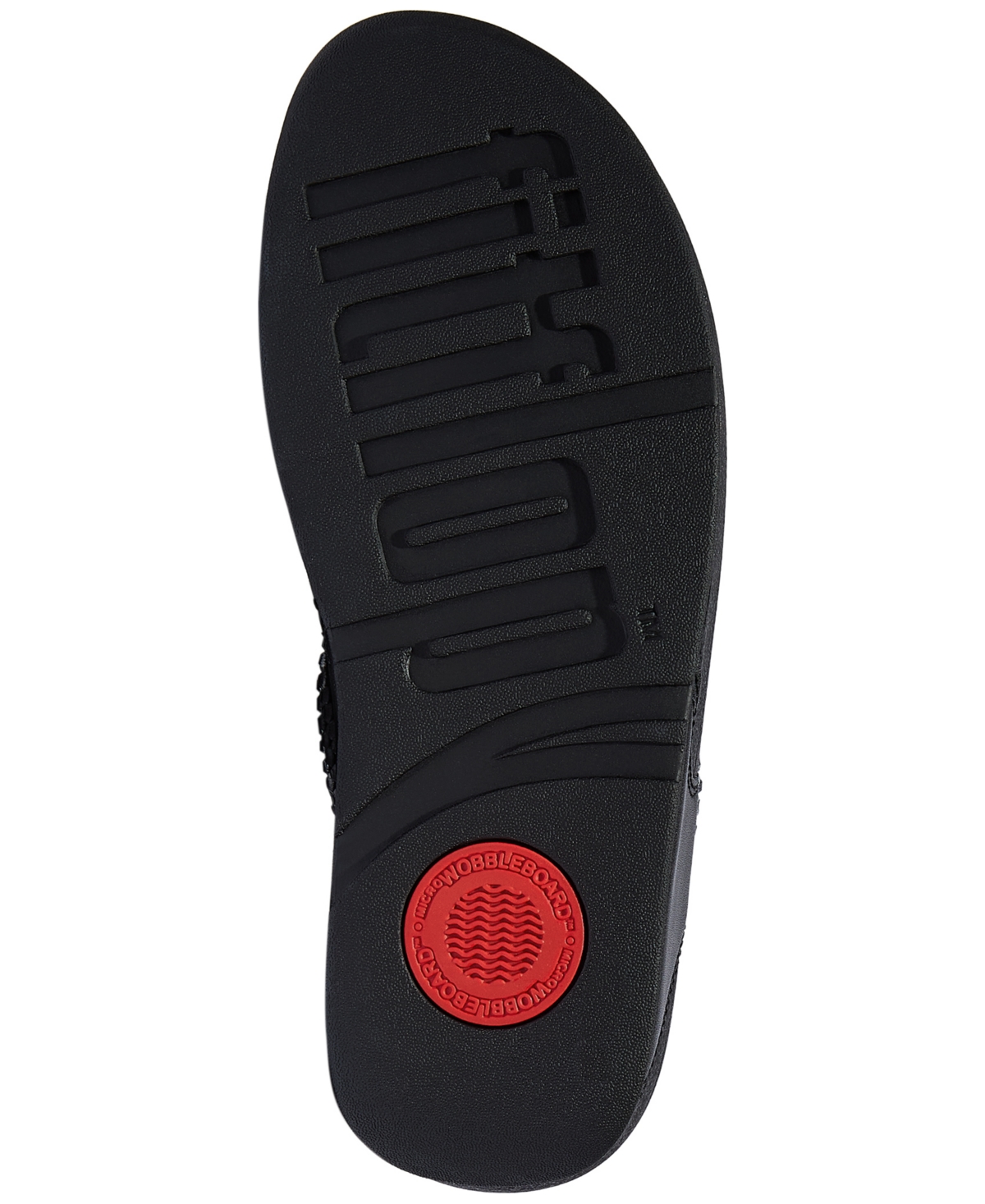 Fitflop Women's Lulu Maxi-crystal Toe-post Wedge Sandals In Black
