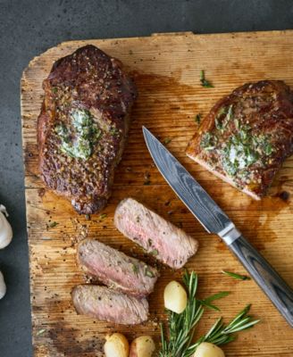 Bobby Flay 6-Pc. Steak Knife Set with Wood Storage Box