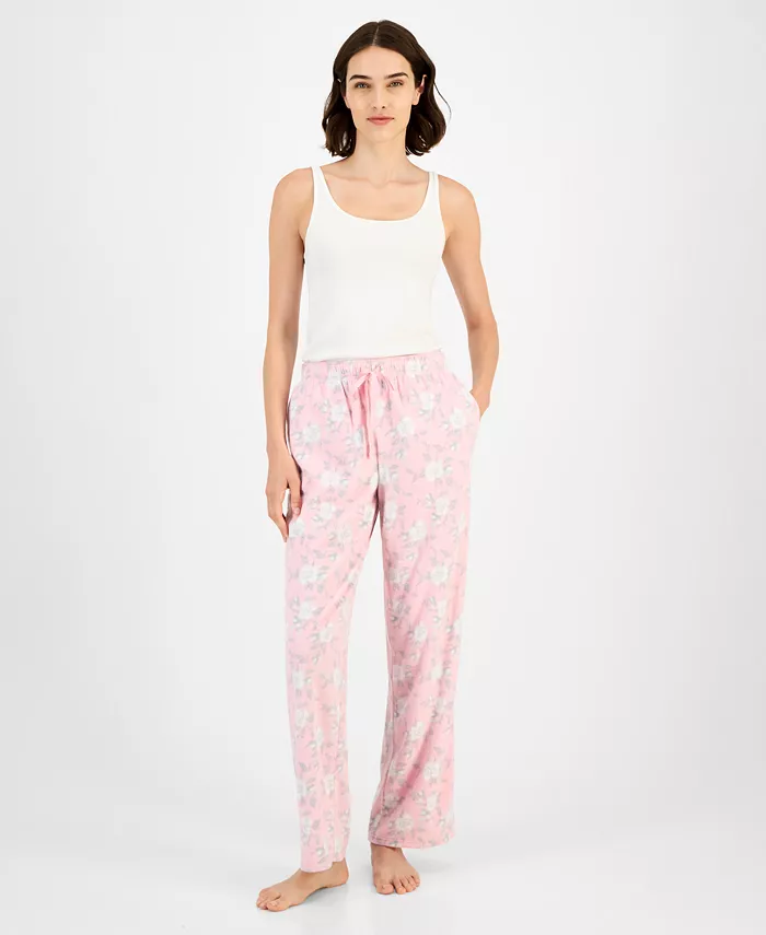 Women's Printed Fleece Pajama Pants