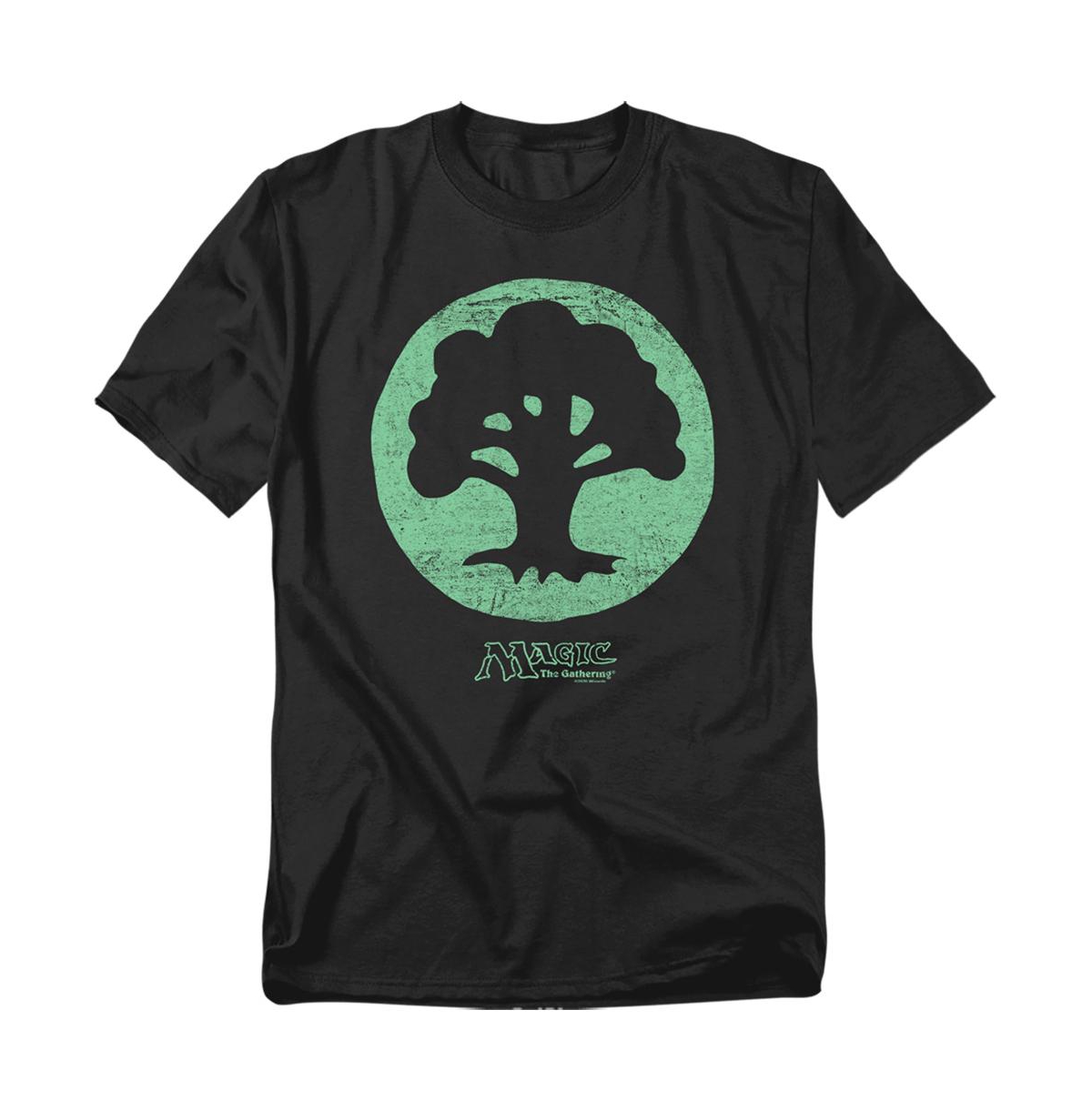 Men's Magic The Gathering Green Symbol T-Shirt - Black