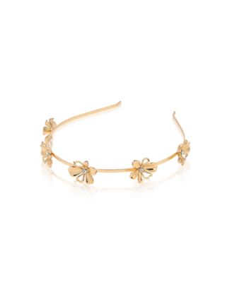 Gold Tone Petals Headband