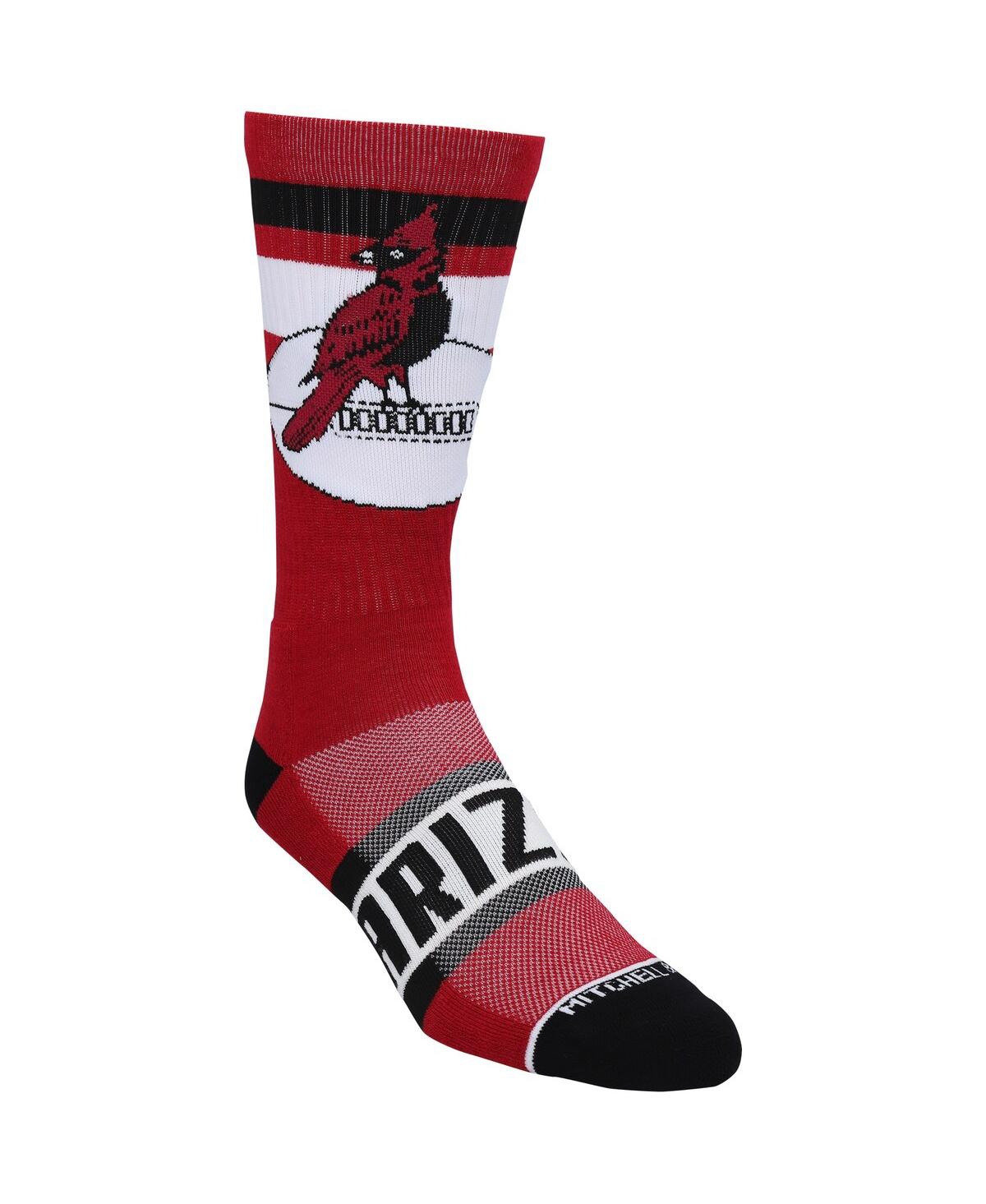 Mitchell & Ness Men's And Women's Arizona Cardinals Hail Mary Crew Socks In White
