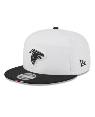 New Era - Men's White/Black Atlanta Falcons 2025 NFL Training Camp Split Panel 9FIFTY Snapback Hat