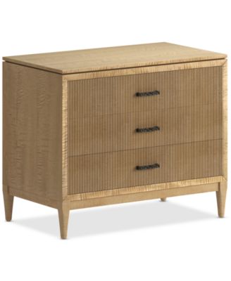 Loft 32" Wood 3-Drawer Bedside Chest