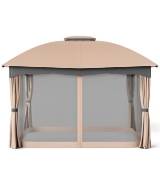 Patio 12' x 10' Canopy Heavy Duty Steel Gazebo Double Vented Outdoor