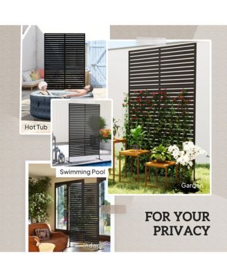 Metal Outdoor Privacy Screen with Sd Outdoor Divider,