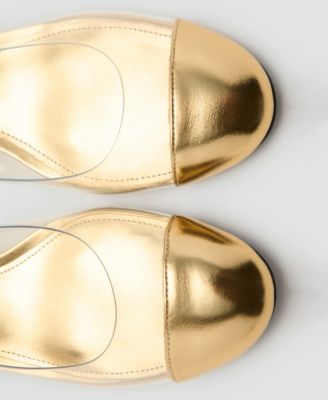 Women's Combined Vinyl Heeled Shoes