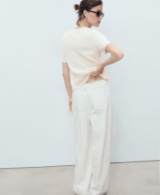 Women's Short-Sleeved Knitted Cardigan