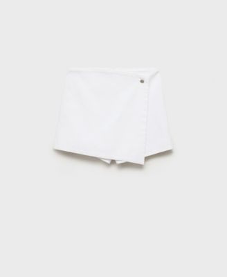 MANGO - Women's Wrapped Denim Skort