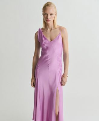 Women's Asymmetrical Satin Dress