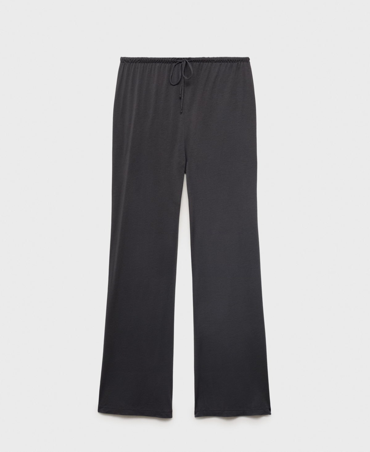 Mango Micromodal Pajama Pants In Blue