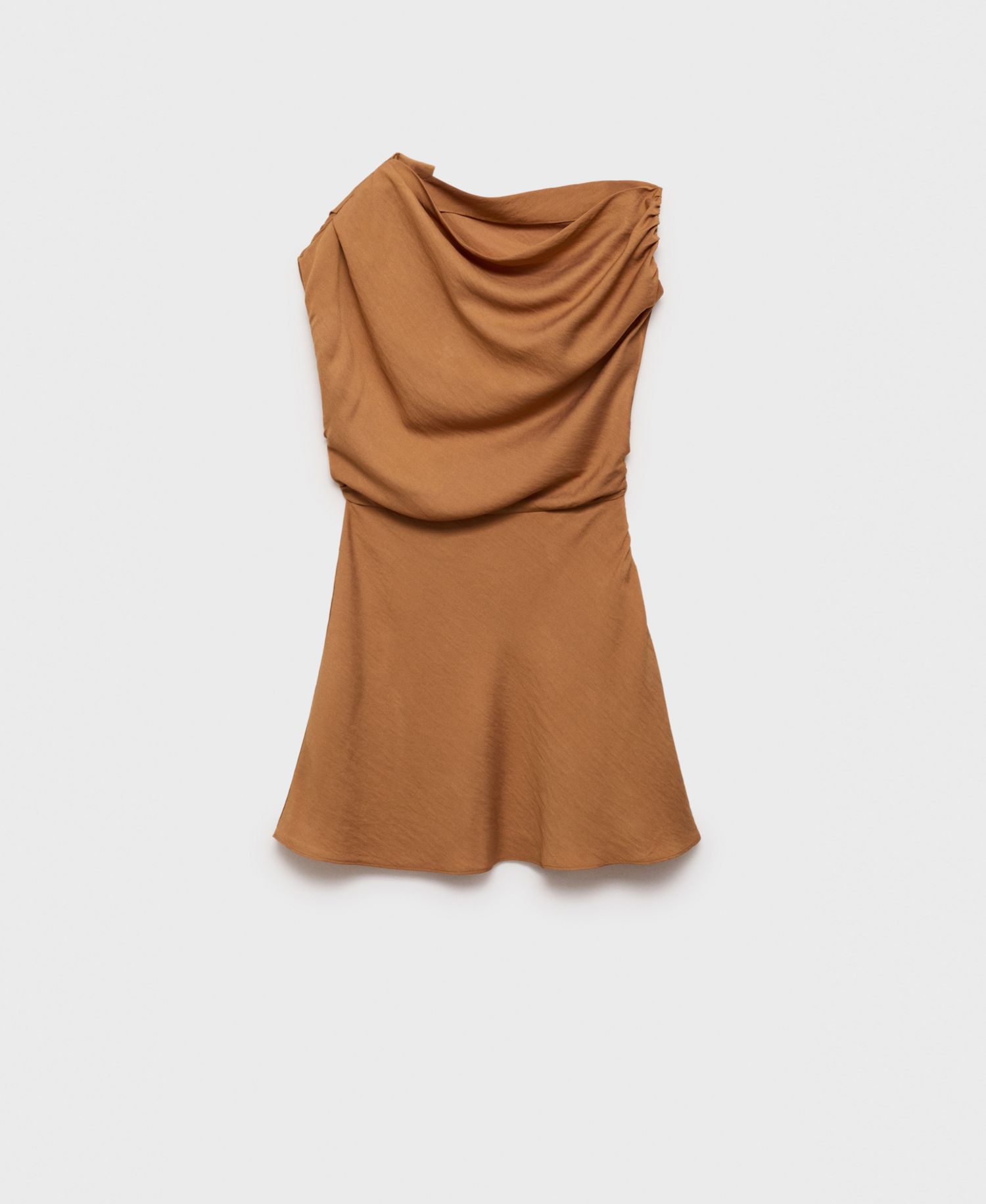 Women's Asymmetric Draped Gown