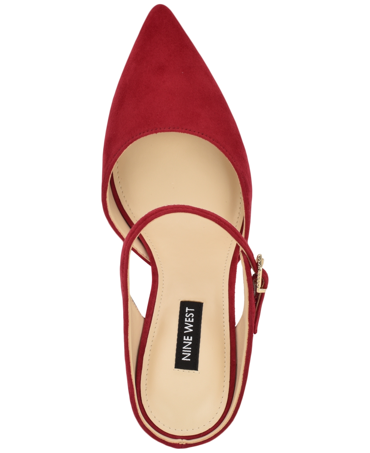 Nine West Women's Danela Buckle Strap Stiletto Pumps In Red