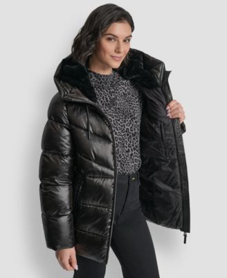 Women's Shine Hooded Puffer Coat