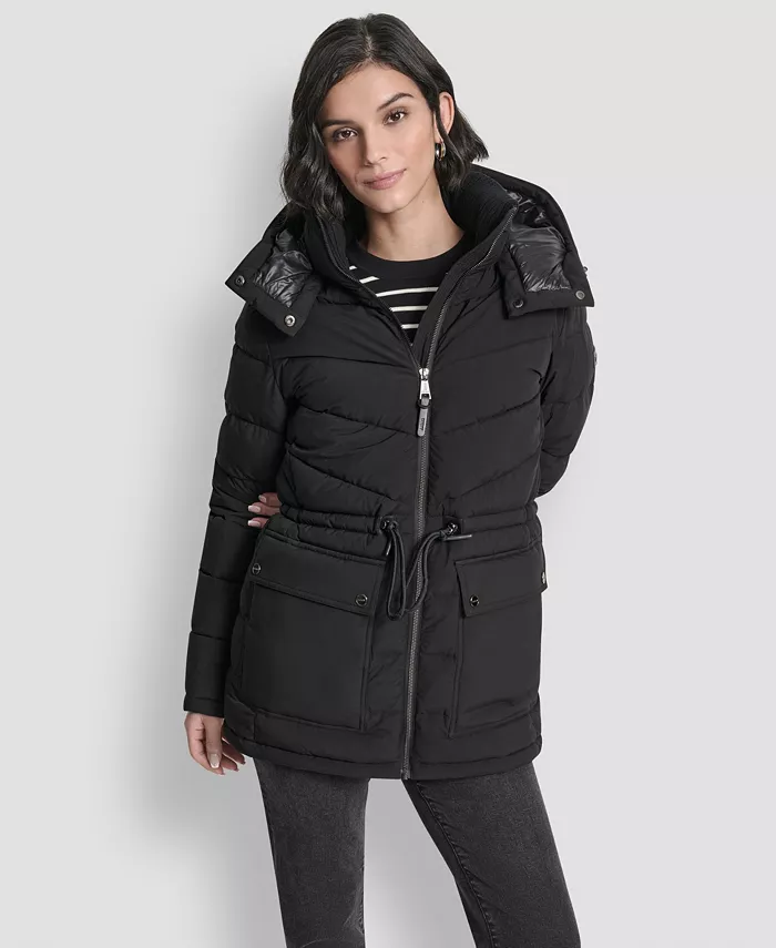 Women's Shine Hooded Anorak Puffer Coat