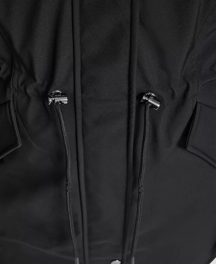 Women's Trim Hooded Anorak Puffer Coat - thumbnail 6