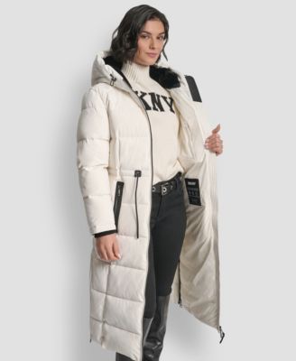 Women's Hooded Anorak Maxi Puffer Coat