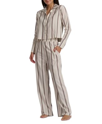 Women's Long Sleeve Top and High-Waist Pant Set