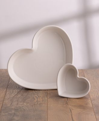Rustic Charm Heart Dishes, Set of 2