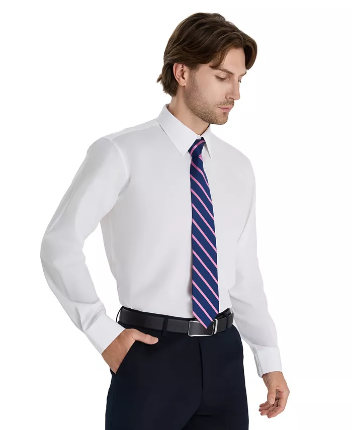 Men's Regular Fit Solid Dress Shirt - thumbnail 4