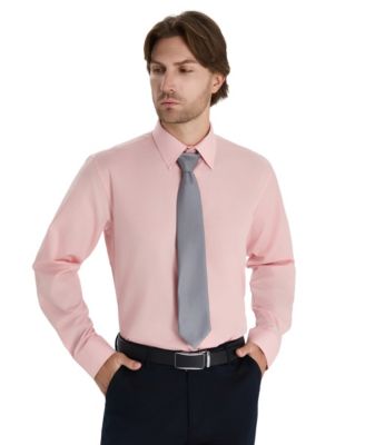 Men's Regular Fit Solid Dress Shirt