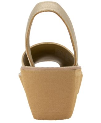 Women's Fine Glass Wedge Sandals