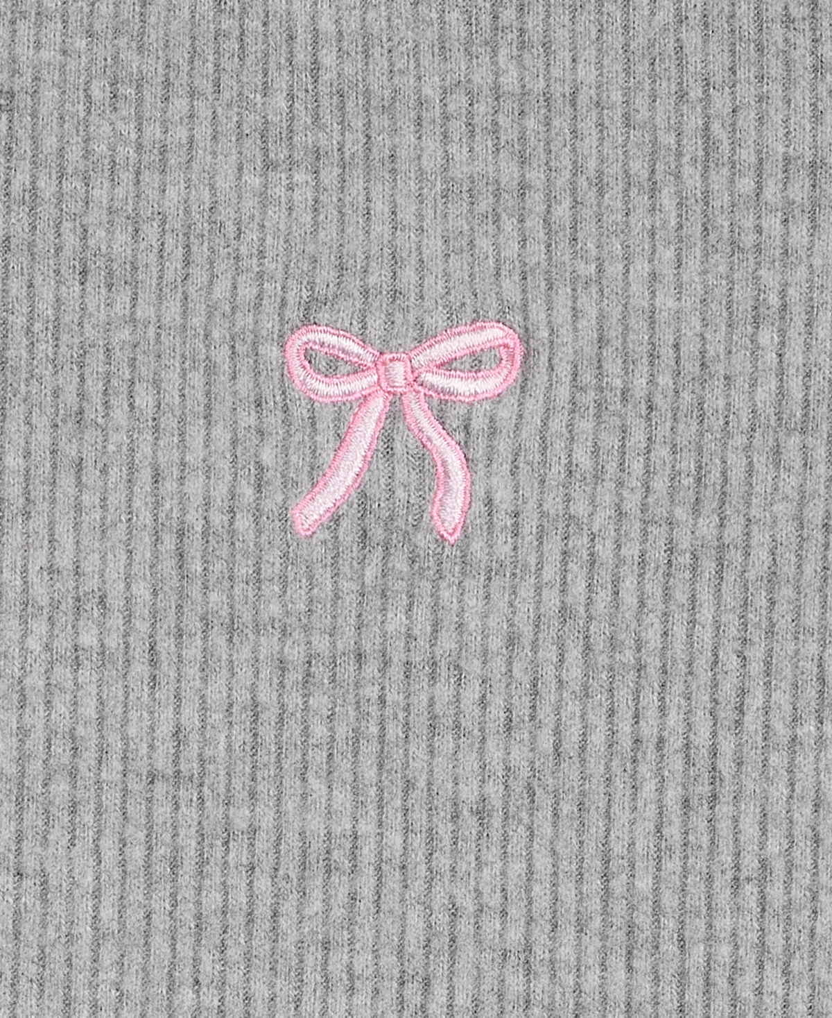 With Jules Girls 7-16 Lettuce-Edge Embroidered-Bow T-Shirt