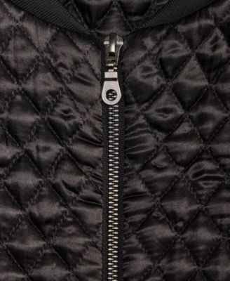 Girls 7-16 Quilted Bomber Jacket