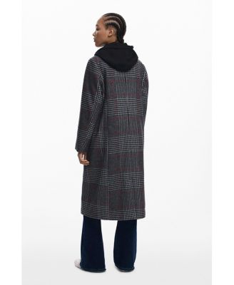Women's Tartan coat with hood