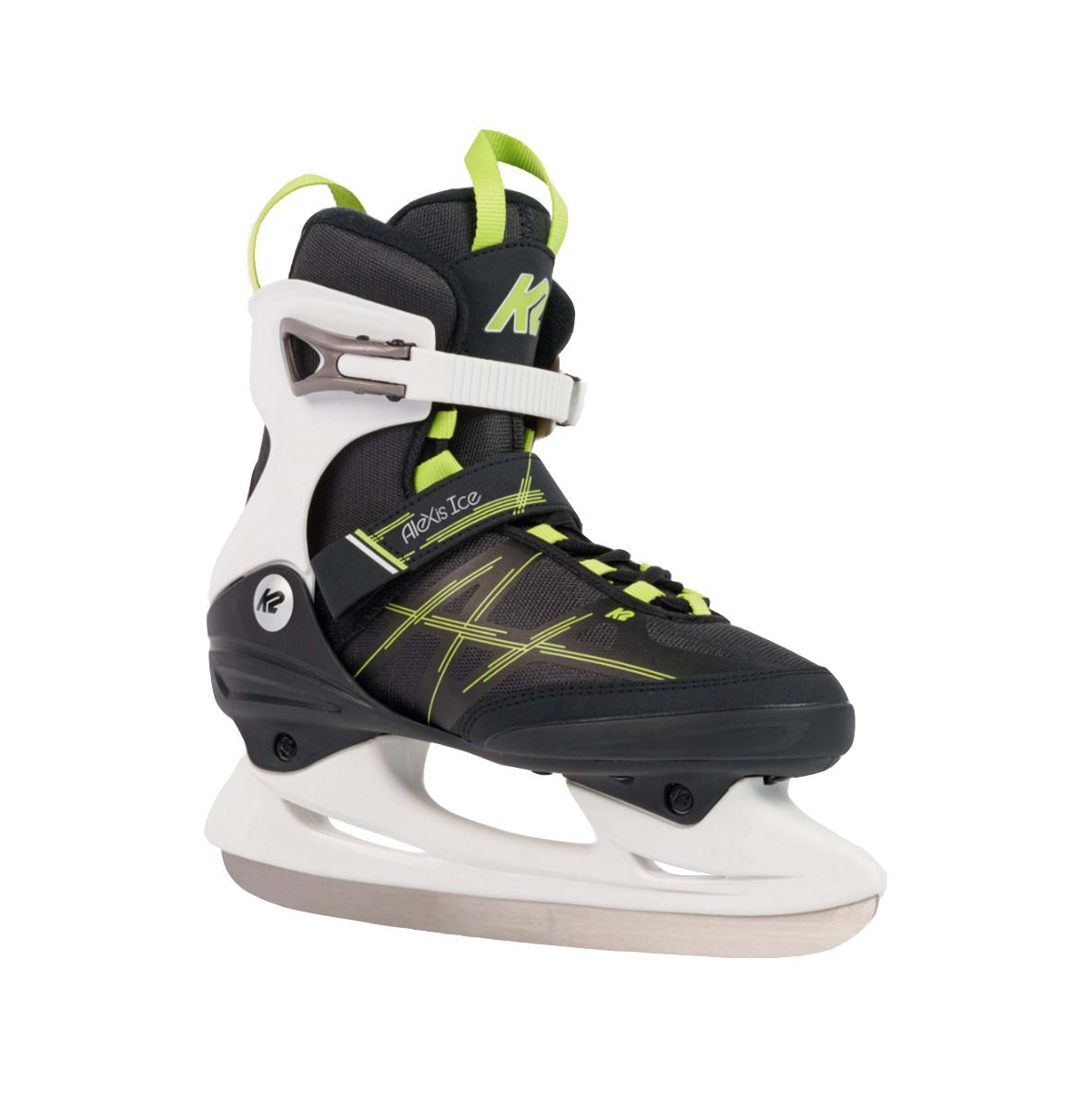 Alexis Ice Womens Ice Skates - Grey/green