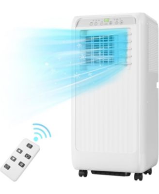 8,000 BTU Portable Air Conditioner - Compact, Lightweight, Built-in Wheels, User-Friendly Controls, Efficient Cooling for Small to Medium Rooms