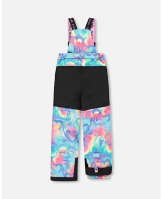 Girl Two-Piece Play Snowsuit Rainbow Heart Print - Toddler|Child