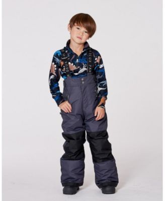 Kids Unisex Solid Play Snow Pants Dark Gray - Toddler|Child