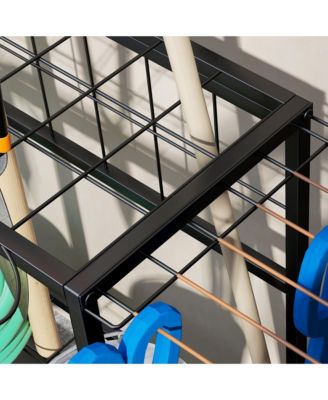 Garden Tool Organizer for Garage, 3 Tier Yard Tool Holder,