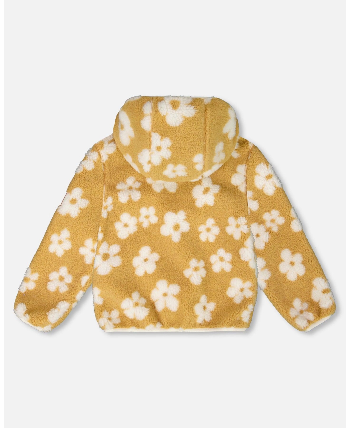 Deux par Girl Mid-Season Sherpa Jacket Light Beige