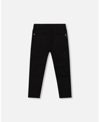 Boy Stretch Twill Pants Black - Toddler|Child