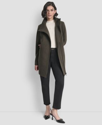 Women's Asymmetrical Zip Coat