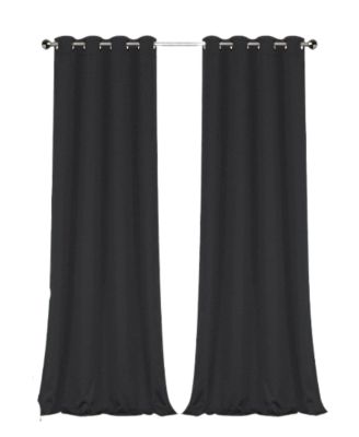 2 Pack: Hotel Thermal Grommet 100% Blackout Curtains - 52 in. W x 95 in. L, Monterey Teal