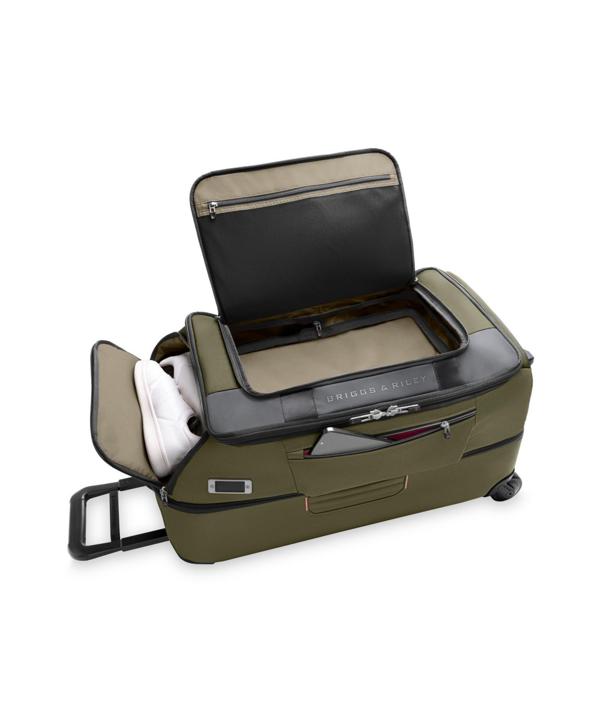 Briggs & Riley Medium Upright Duffle In Green
